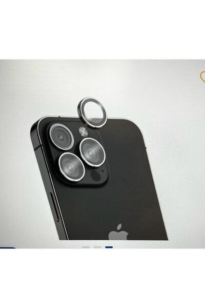 Momax زجاج برو + واقي عدسة لهاتف ابل ايفون 14 برو / 14 برو ماكس، أسود