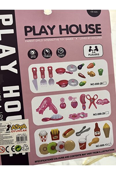 Asya Oyuncak BURGER OYUN SETİ