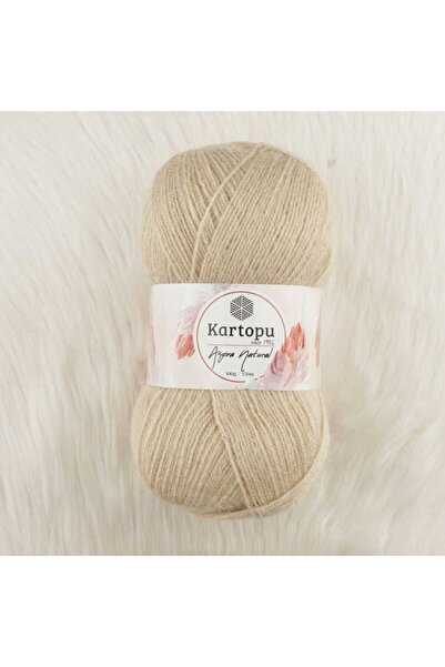 Kartopu Angora Natural El Örgü Ipi 100 Gr.550 Mt. 861