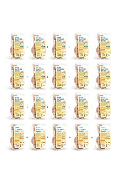 SOFRA GLUTENSİZ GLUTENSİZ FIRSAT SETİ EKMEK (20 PAKET)