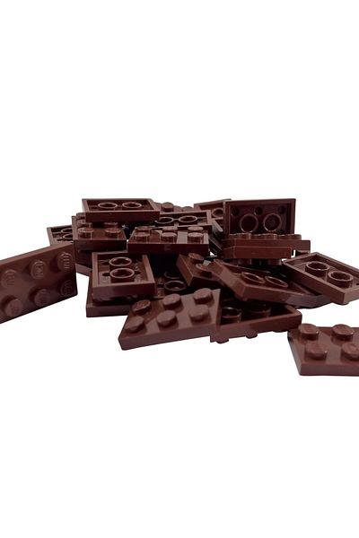 LEGO MOC Custom Accessory Creator Plate 2 x 3 Flat Brick Brown 8 pieces to ship