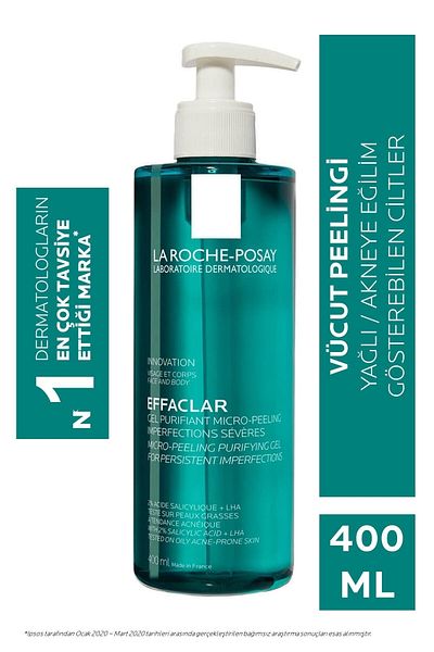 La Roche Posay Acne Prone Skin Purifying Gel 400/ ML-G.K HAIR CENTER--