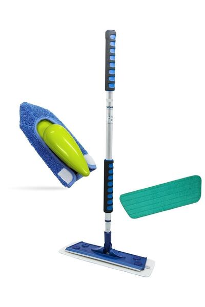 Silva Mop Mikrofiber Tekli Islak Mop Ve El Mopu Set - Ahenk & Ticaret