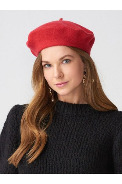 Destan Painter Beanie Hat Red Cc9899-01