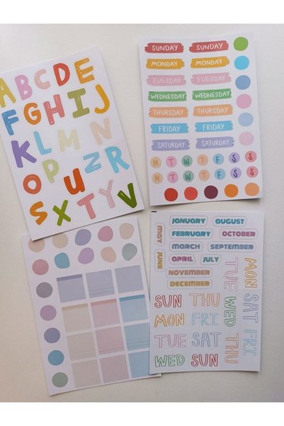 EyER Shoping Soft Planner 500 de bucăți pentru marcare zilnică Bullet Journal Scrapbook