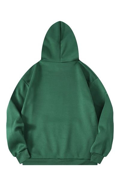 MOONBULL Übergroßes Unisex-Sweatshirt mit Kapuze und MIAMI-Aufdruck