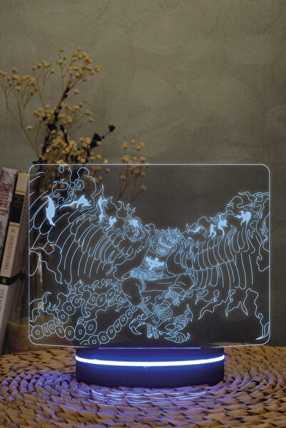 Yubi Design Marco , One Piece - 3 Boyutlu 16 Renk Dekoratif Gece Lambası 3d