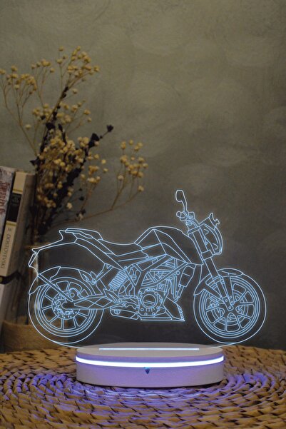 Yubi Design Ktm 250 Duke Motosiklet 3 Boyutlu 16 Renk Dekoratif Gece Lambası 3d