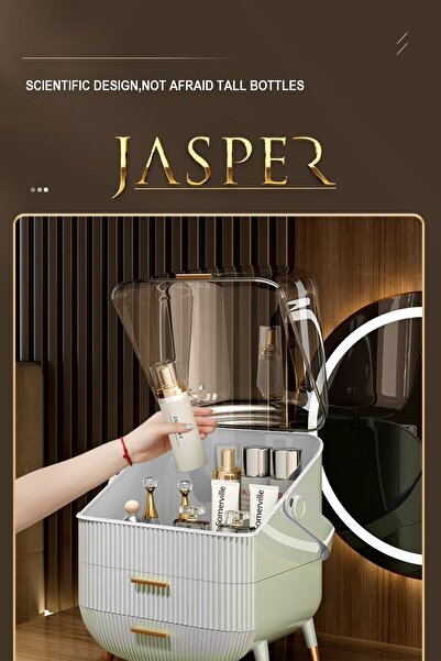 JASPER House By House Krem Çekmeceli Makyaj Takı Aksesuar Düzenleyici Organizer