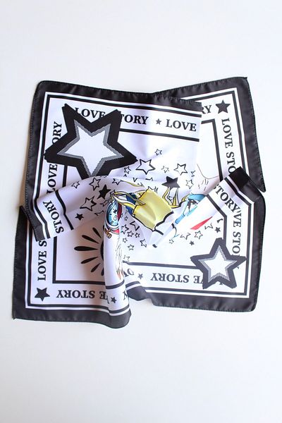 blackstrip 13701 STAR PATTERNED SCARF
