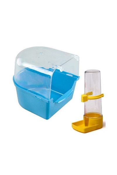 Pets Family Budgie Bathroom and Water Bowl