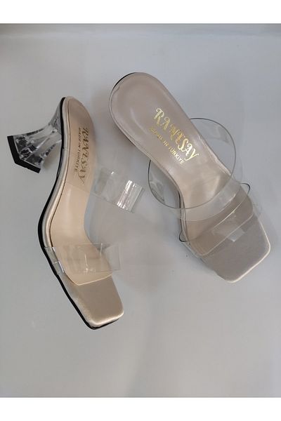 Renasay shose Pantofi cu toc înalt cu bretele transparente de damă