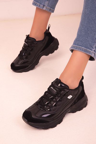 SOHO Black-Black Women's Sneakers 18274