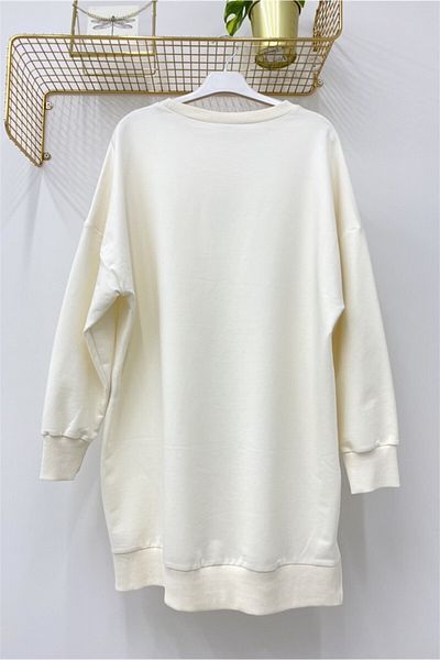 Puane Soul 30644 Μονόχρωμο Araboy Sweat Tunic - Μπεζ