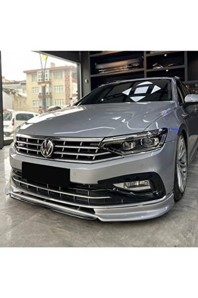 Genel Markalar Volkswagen Passat B8.5 Uyumlu  Ön Ek Karlık Mat Siyah Plastik ...