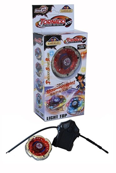 abnturk Beyblade Işıklı Kutuda Topaç TORNADO