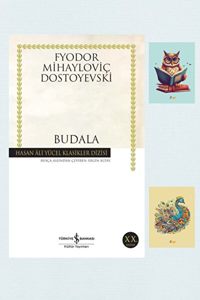 TÜRKİYE İŞ BANKASI KÜLTÜR YAYINLARI Budala - Hasan Ali Yücel Klasikleri - Dostoyevski 9786053604419 (2 NOT DEFTERLİ)