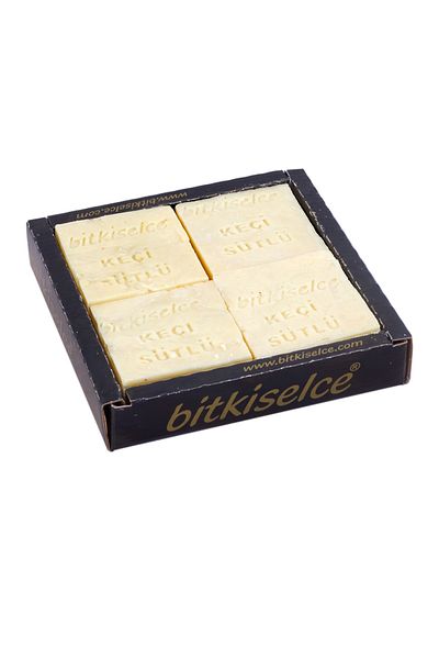 bitkiselce Natural Goat Milk Soap - Handmade Soap that Provides Softness and Moisture to the Skin 450 Gr
