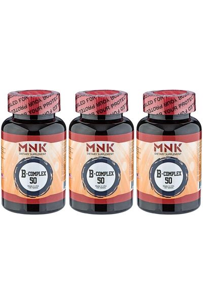 Mnk Vitamin B Complex - 50 Tablets, 3x120
