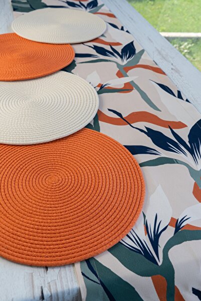 Pilloveland Σετ American Service Flat and Runner για 4 άτομα - Blossom