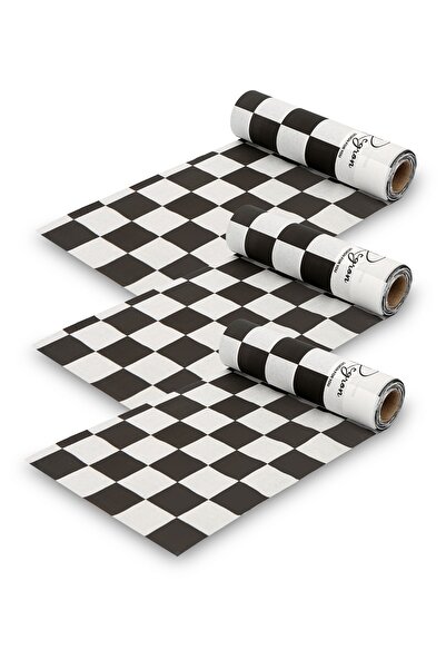 bizdeneve Masa ve Aktivite Piknik Örtüsü Kullan At Sıvı Geçirmez 3 Rulo ( Rul...