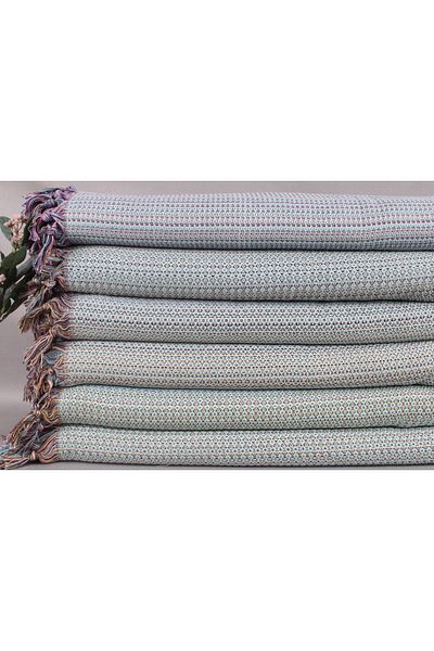 Kayra Export Pike Mint 220x225 Cm Cotton Cover Tablecloth Cotton Bedspread
