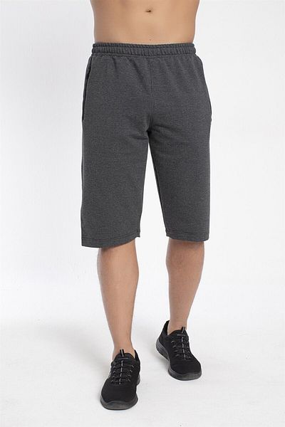 Crozwise Crozwise Cotton Summer Ανδρικό Casual Anthracite Capri - 8037-06