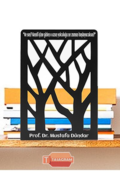 TASAGRAM Kişiye Özel Ağaç Desenli Kitap Tutucu