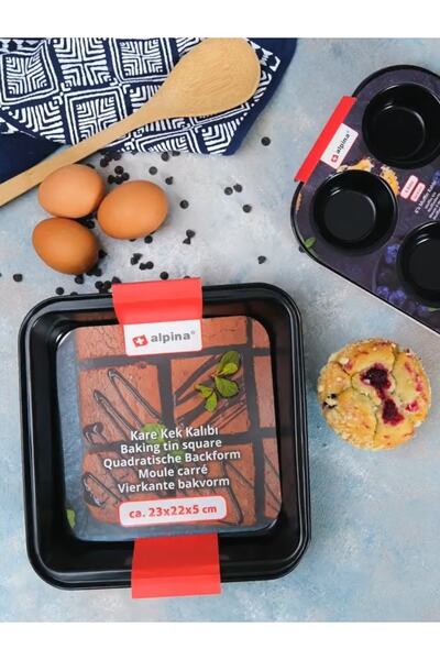 Alpina Kare Kek Kalıbı 23x22,50 cm