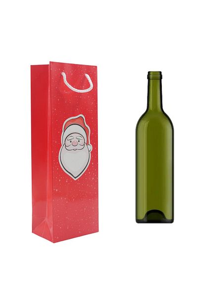 Ekosepet Santa Claus Themed Luxury Cardboard Bag 35 cm 4 Pieces