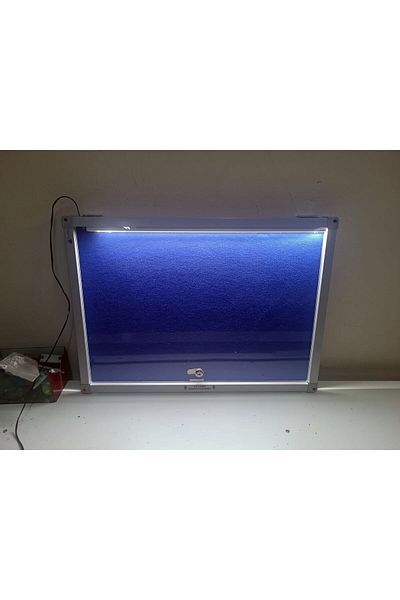 Panda Advertisement Announcement Presentation Board 50x70cm LED Lighted Aluminum Glass Panel with Locked Lid