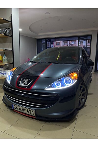 at aydın tuning PEUGEOT 207 UYUMLU - FAR İÇİ 4 LÜ U TİP RGB ANGEL 16 RENK KUM...