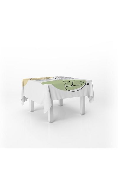 ALBANHOME Alban Home Modern Themed Digital Printing Tablecloth ALHO_TBLC-17