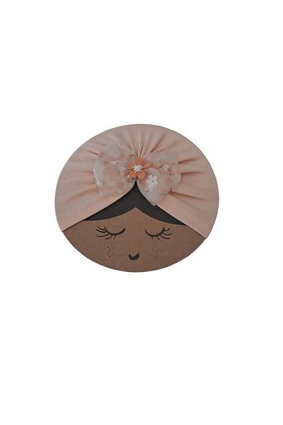 Kitti Girl's Cotton Chiffon Bow Bonnet