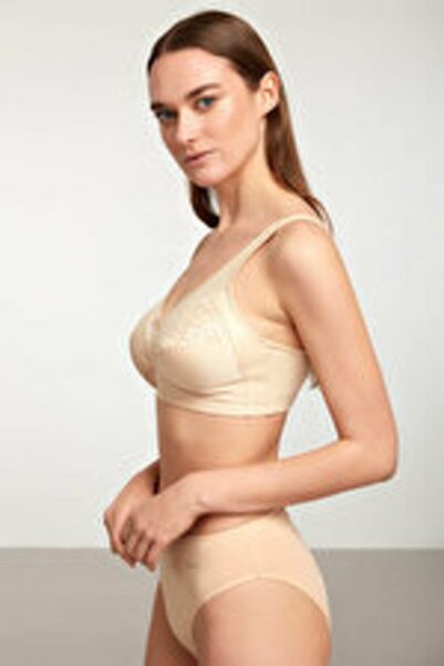 Kom Σουτιέν από δέρμα Barbara χωρίς καπάκι και σύρμα