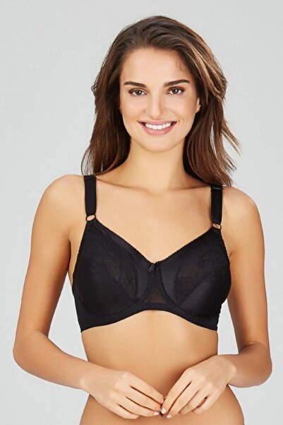 Kom Жіночий чорний бюстгальтер з балеринами та балеринами