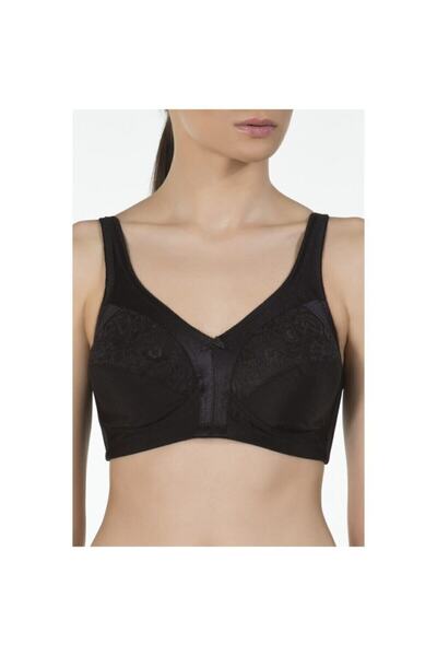 Kom Γυναικείο μαύρο σουτιέν Barbara