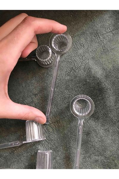 ALİNA HOME 6 Pieces of Origami Crystal Shaped Sugar, Spice and Coffee Spoons