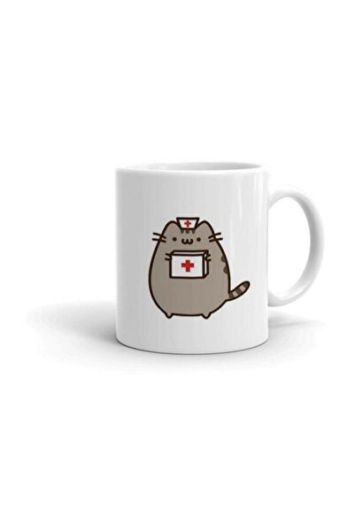 HobiShop Nurse Pusheen Printed Mug