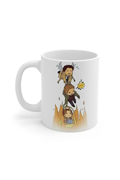 HobiShop Supernatural Baskılı Kupa