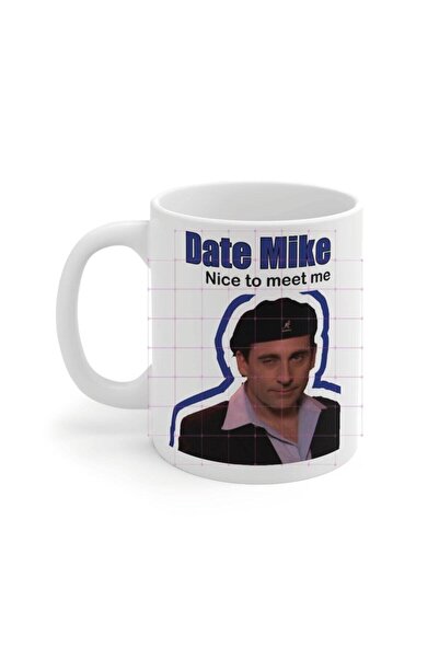 HobiShop The Office Date Mike Baskılı Kupa Bardak