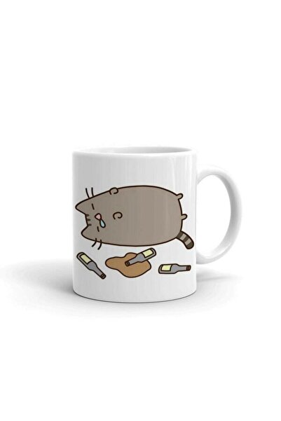 HobiShop Pusheen Baskılı Kupa/bardak