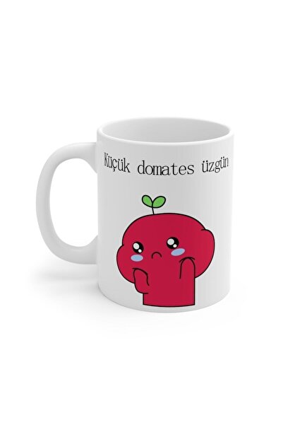 HobiShop Small Colorful Red Tomato Printed Mug