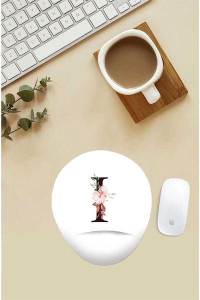 HobiShop Suport pentru încheietura mâinii cu model de litere I floral