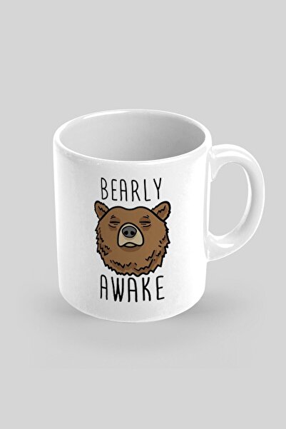HobiShop مج مطبوع عليه Bearly Awake