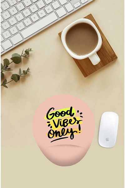HobiShop Подложка за мишка с щампа Good Vibes