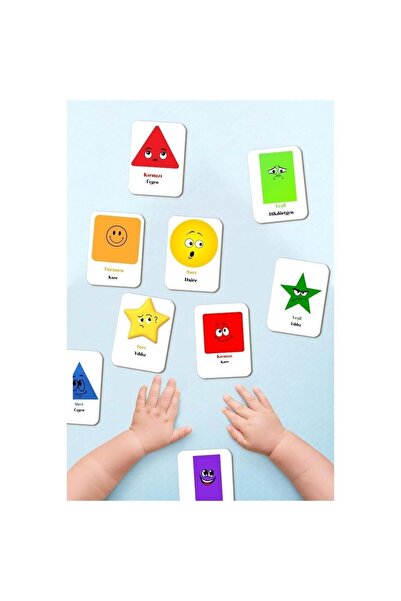 gifttime أنا أتعلم الأشكال والألوان، بطاقات مطابقة خشبية، لعبة الذاكرة، بطاقا...