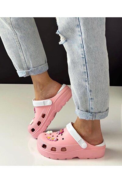 mustey Eva Closed Front Double Sole Garden Bath Hospital Παντόφλες μαγειρικής Μοντέλο παντόφλες σταυρού