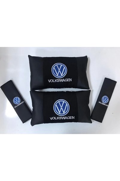 imza direksiyon kılıfı Volkswagen Nakışlı Golf Polo Passat Deri 1 Çift Boyun ...