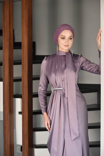 MAHİDEVRAN أفرا فستان سهرة أرجواني